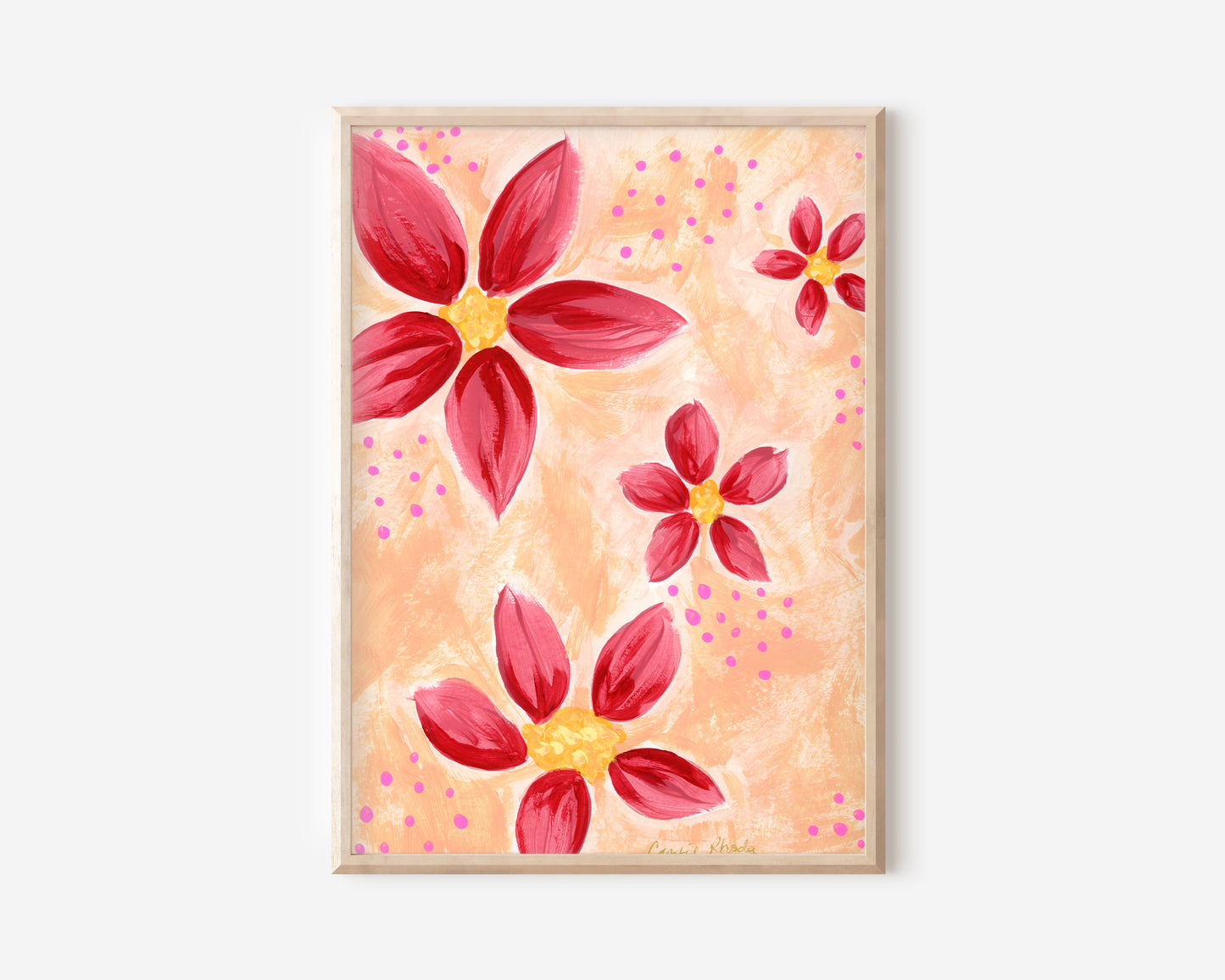 June Blooms Original Acrylic Painting