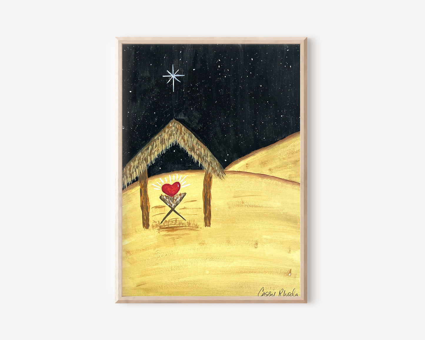 "Silent Night" Original Acrylic Painting