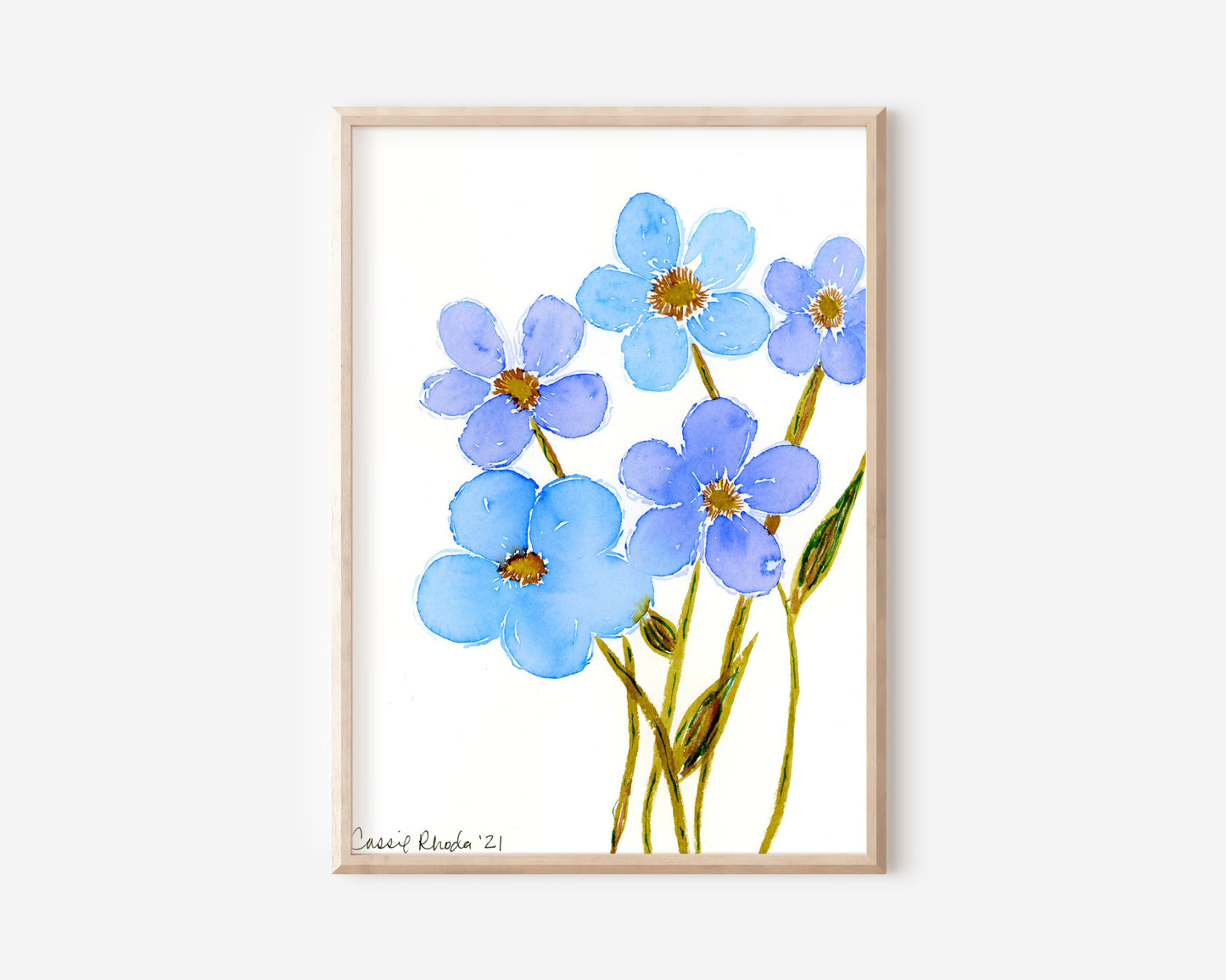 "Andrea's Flowers" Original Watercolor Painting