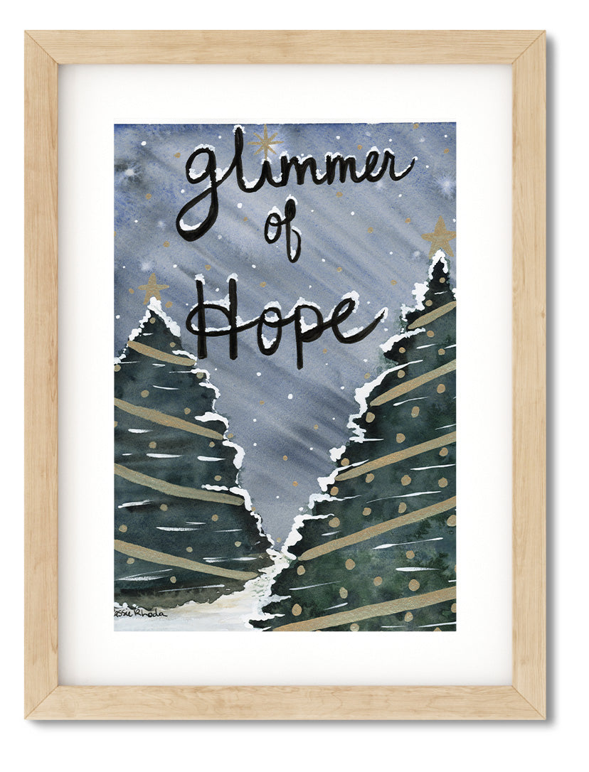"Glimmer of Hope" Original Watercolor Painting