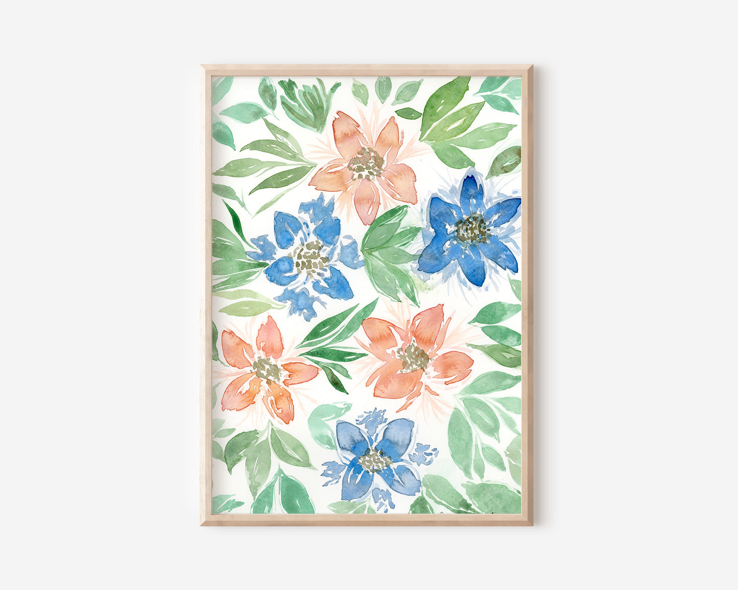 "Wallflower" Original Watercolor Painting