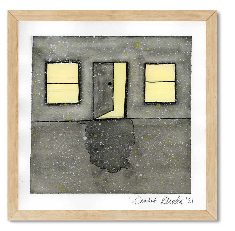 "Light in the Dark" Original Watercolor Painting