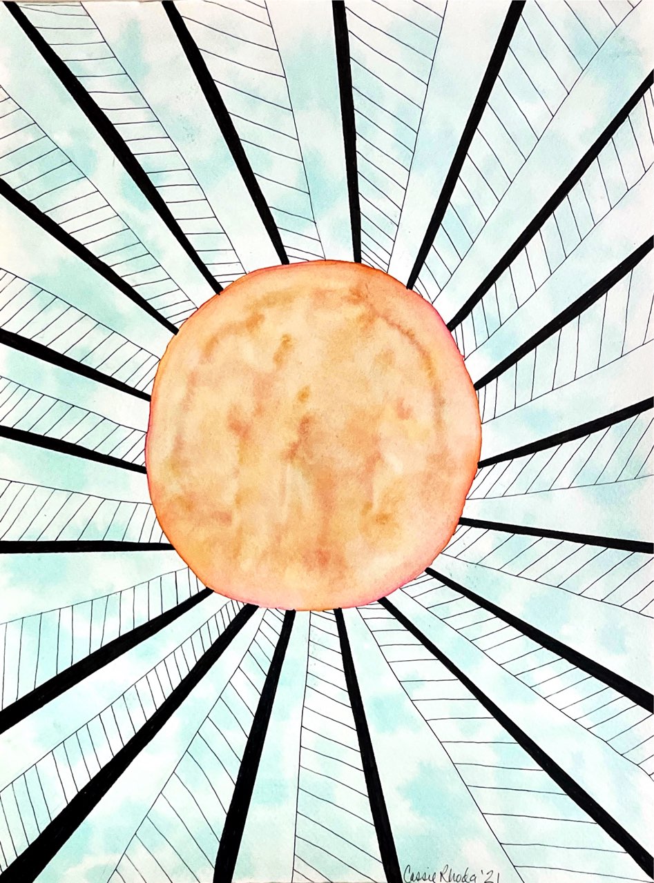"Sun of Righteousness" Original Watercolor Painting