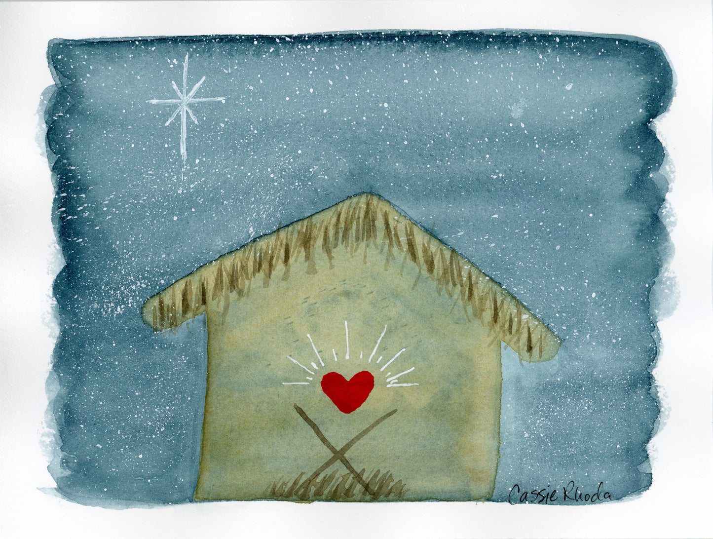 "Oh, Sweet Jesus" Original Watercolor Painting