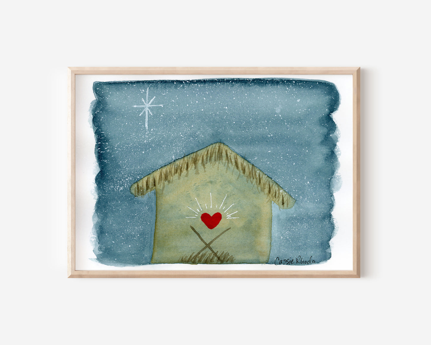 "Oh, Sweet Jesus" Original Watercolor Painting