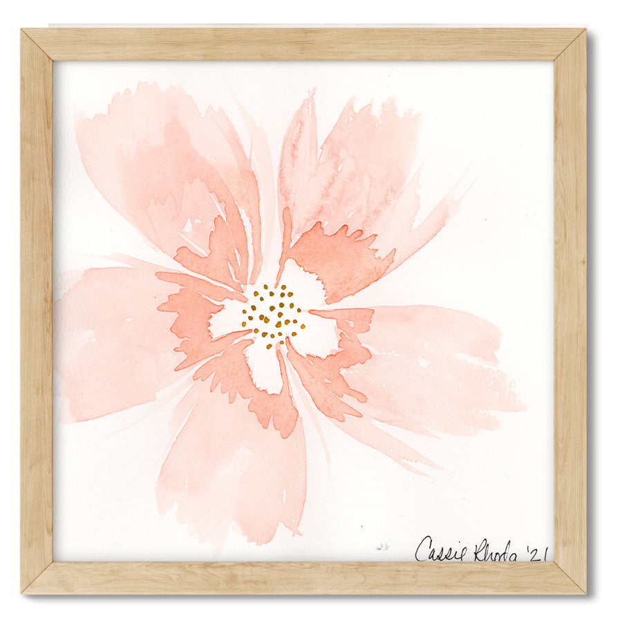 "Pretty in Pink" Original Watercolor Painting