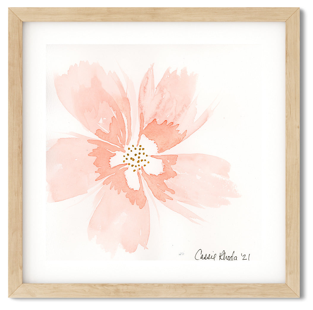 "Pretty in Pink" Original Watercolor Painting