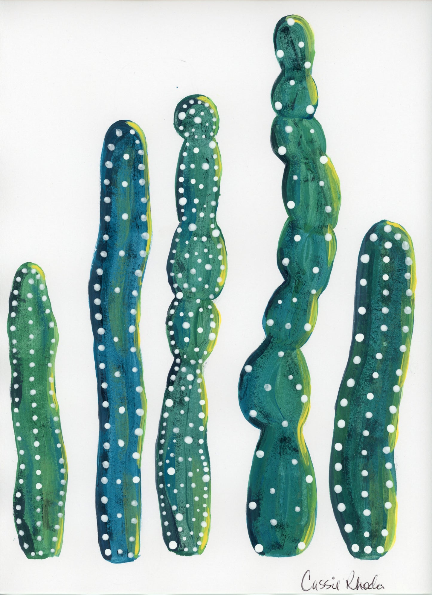 "Prickly Pairs" Original Acrylic Painting