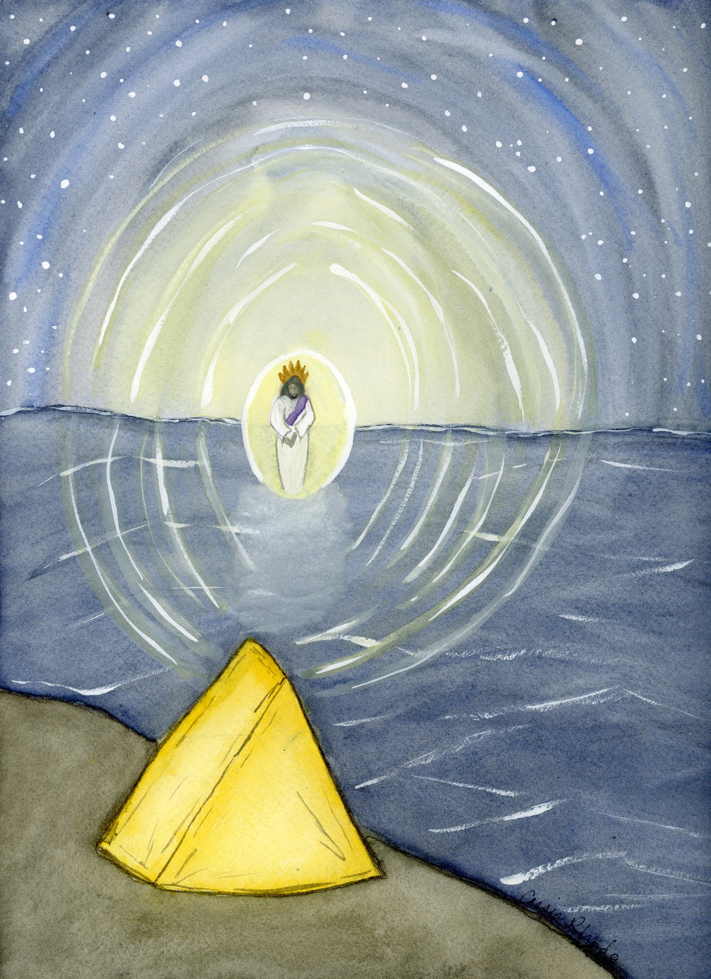 "Safe Dwelling" Original Watercolor Painting