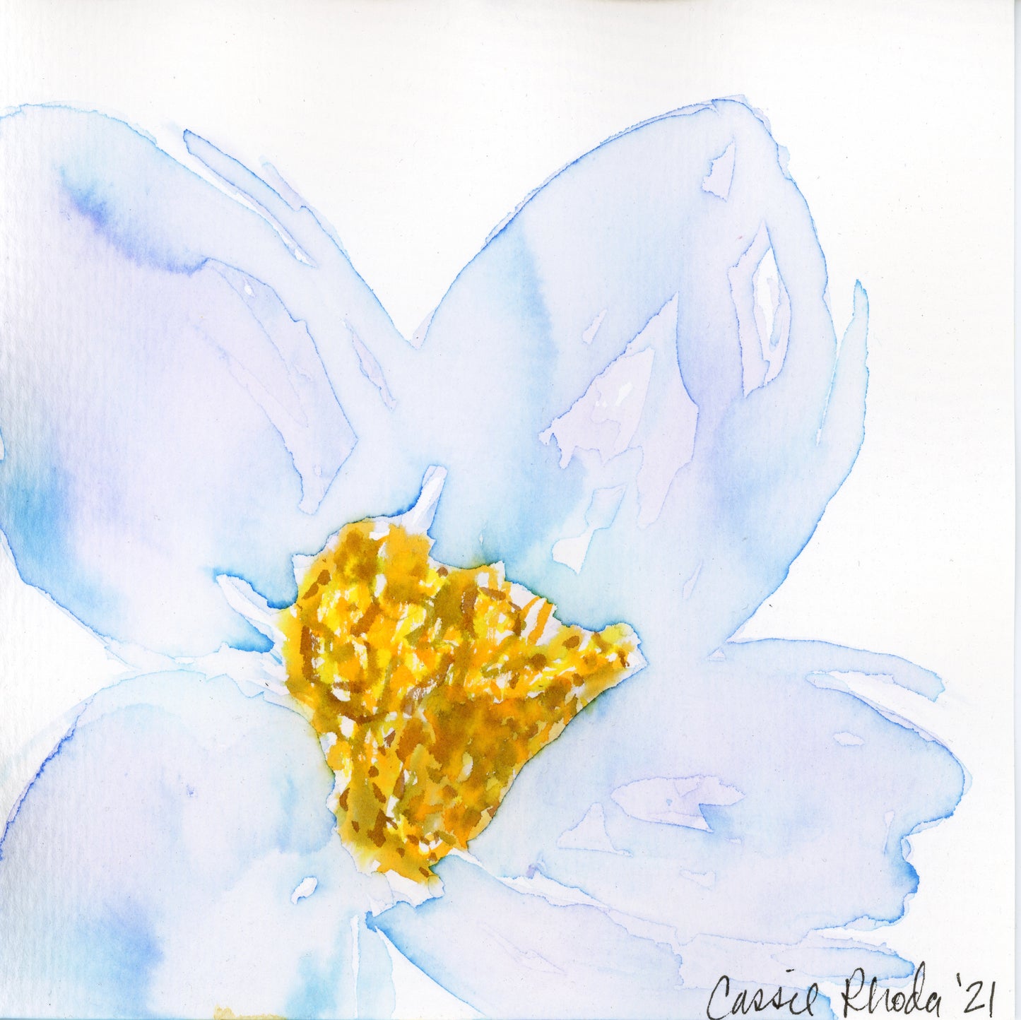 "Spring's Flower" Original Watercolor Painting