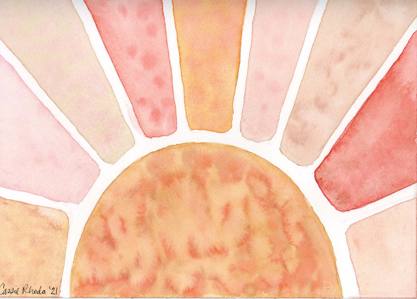 "Sweet Sunlight" Original Watercolor Painting