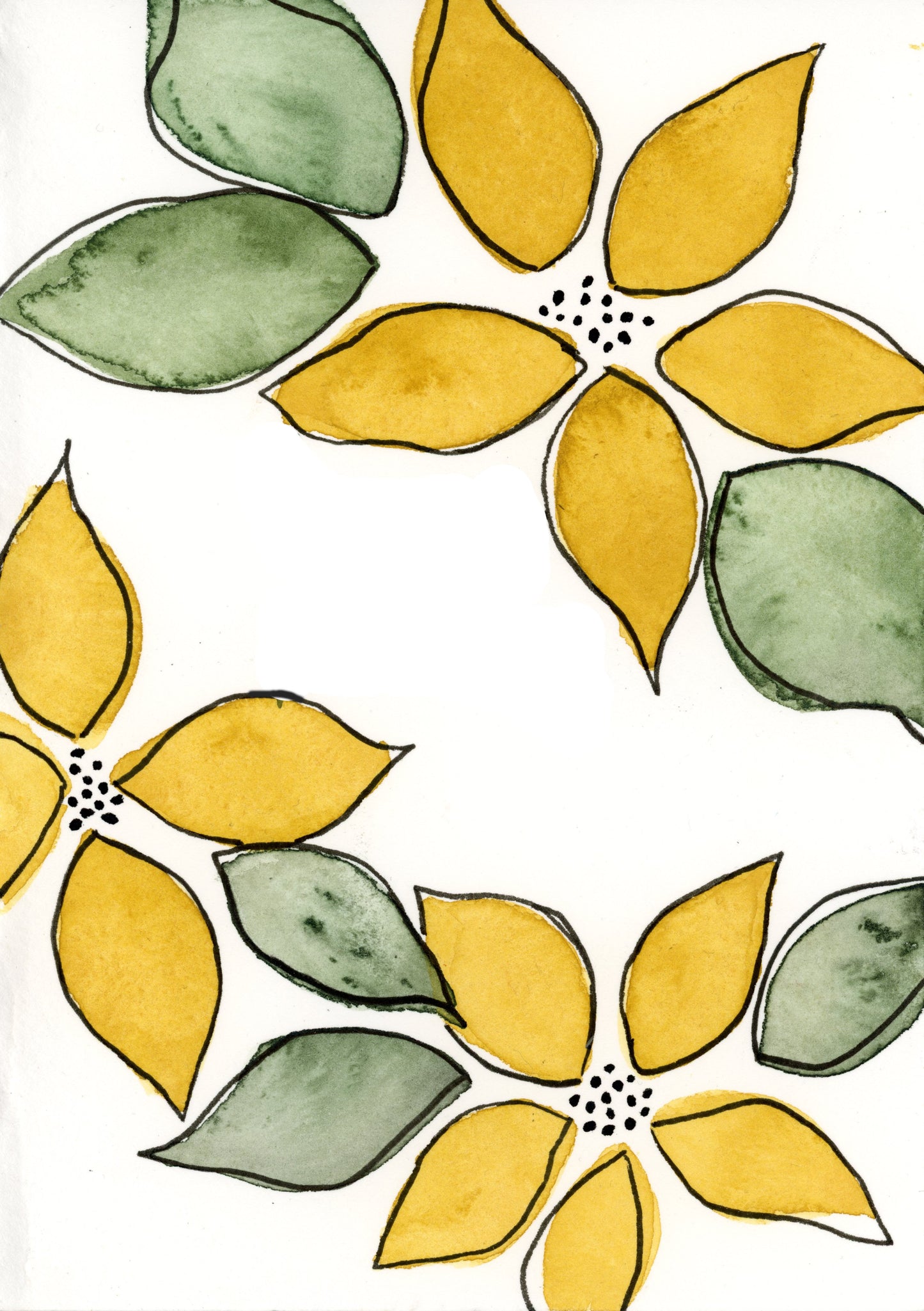 "Happy Day" Original Watercolor Painting