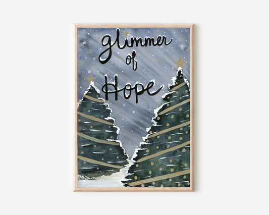 "Glimmer of Hope" Original Watercolor Painting