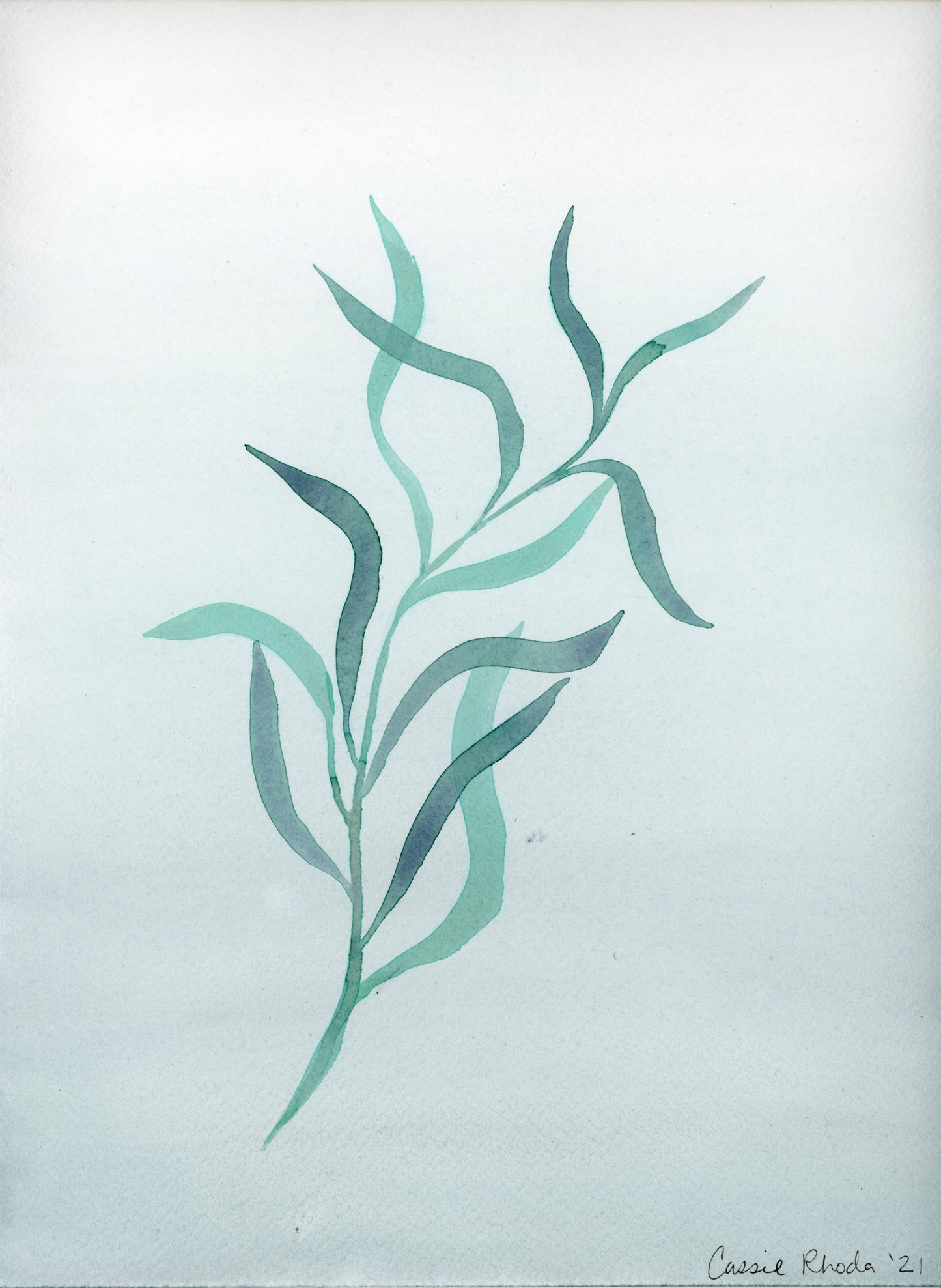 "Seaweed" Original Watercolor Painting